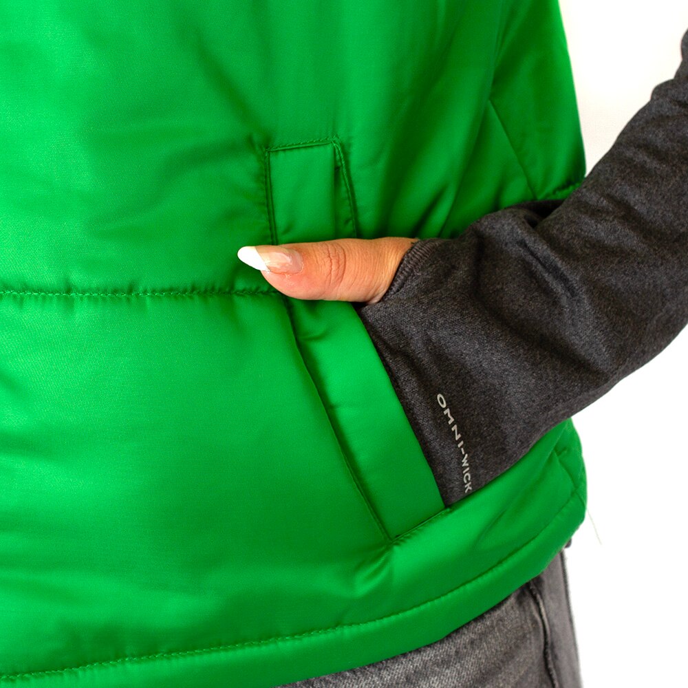 Ducks Spirit, Colosseum, Green, Vest, Polyester, Women, Puffer, 954276